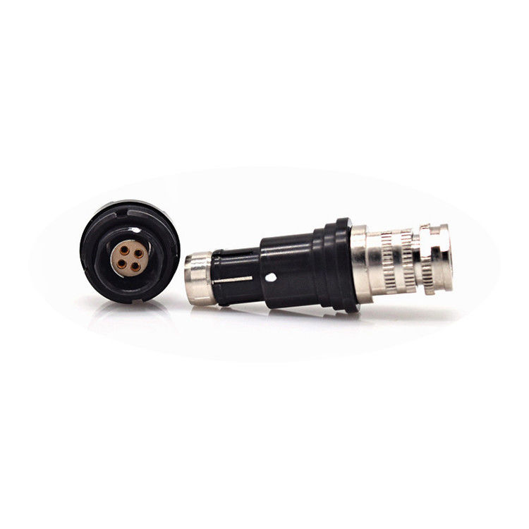 tipo curto conector circular push pull da série das carroçarias 102F da tomada da montagem do cabo do metal