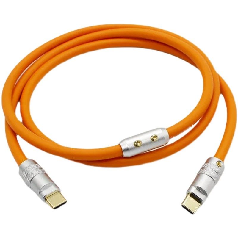 o tipo paládio 100W de 6mm O.D USB 3,1 do cabo da carga de C que carrega para portáteis marca telefones espertos