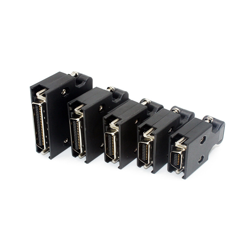 SCSI-50 homem SCSI 14 20 26 50 conectores da NC de Pin Sevo Driver Adapter